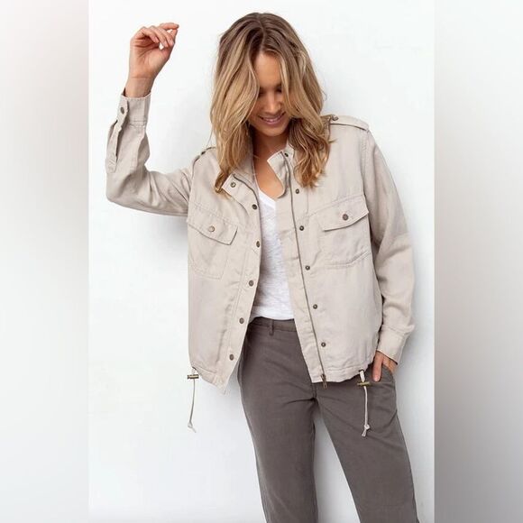 NWT Rails | Collins Military Jacket in Bone Size XXL - Picture 2 of 16